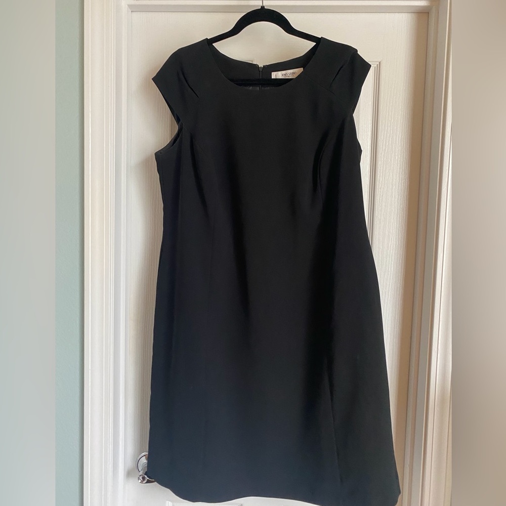 Jones Studio, Little black dress. Gently used, like-new. Size 14 W.